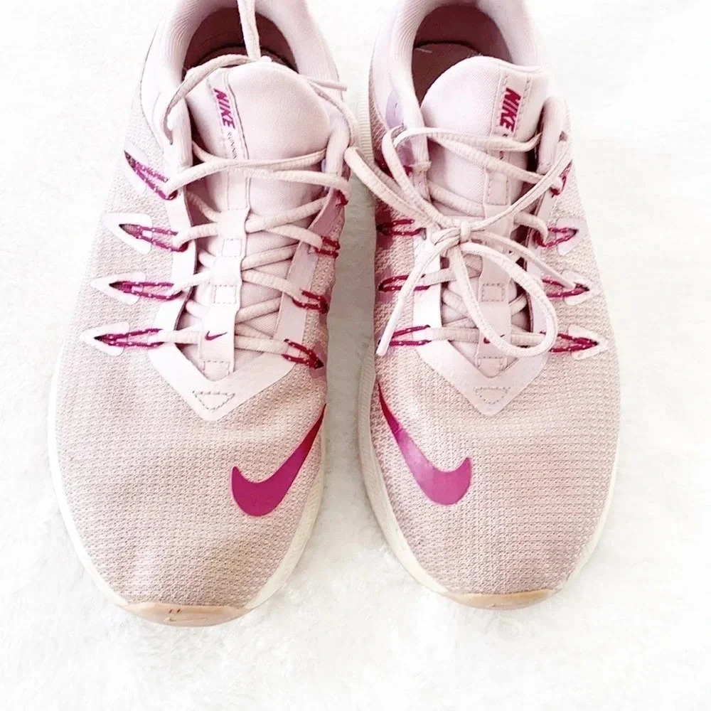 Nike Pink Quest Running Sneakers - Picture 5 of 11